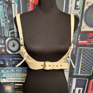 FREE PEOPLE Leather Corset Harness Size M